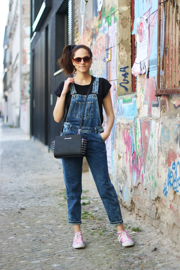 Marc O'Polo Denim Dungarees, Bright White at John Lewis & Partners