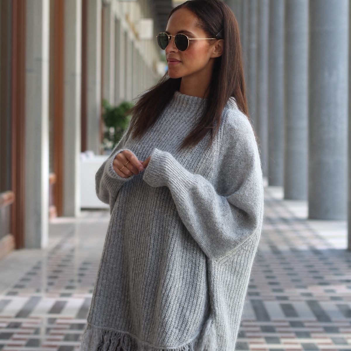 Grey knit dress - Les Berlinettes